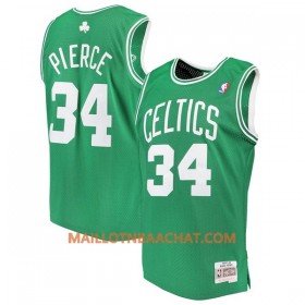Maillot NBA Boston Celtics Paul Pierce 34 Hardwood Classics Vert Swingman - Homme